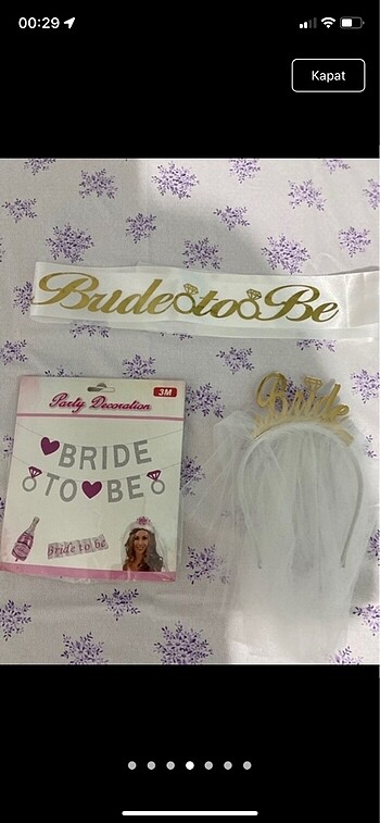 Bride to be 3?lü set