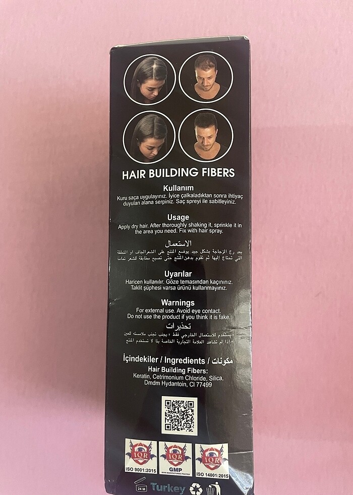 Siyah saç spreyi - Görsel 5