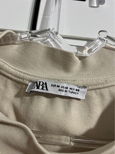 Zara Bej kısa kollu bluz
