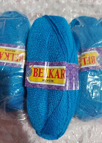 BILKAF Mavi El İşi İplik Seti - Görsel 3