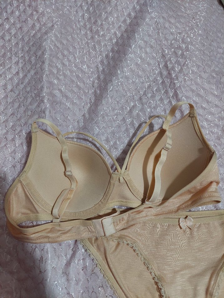 Bej Minimalist Midi Sütyen - Görsel 2