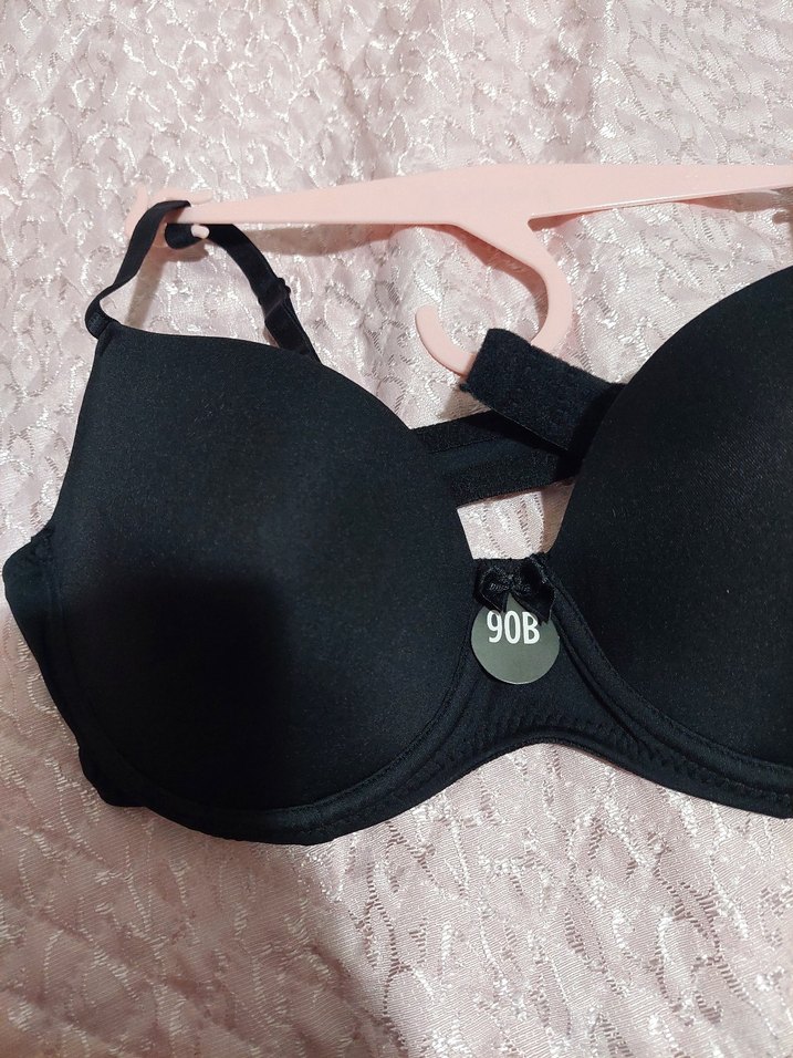 Siyah Goth Tarzı Spor Sütyen - Görsel 2