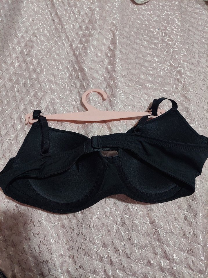 Siyah Goth Tarzı Spor Sütyen - Görsel 3