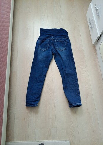 Koyu Mavi Hamile Kot Pantolon - Görsel 5
