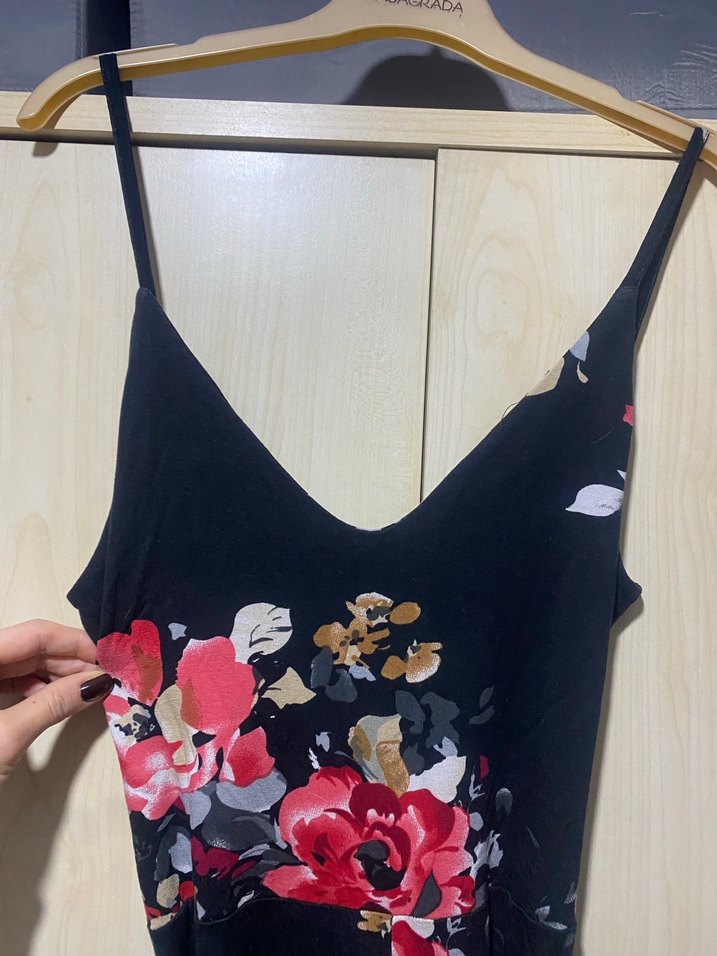 Çiçek Desenli Bohem Kadın Tulum - Görsel 2