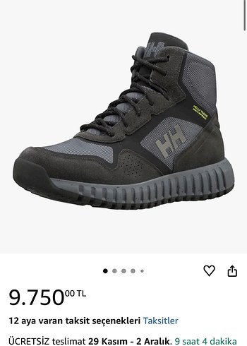 Helly Hansen Erkek Siyah Bot - Görsel 4