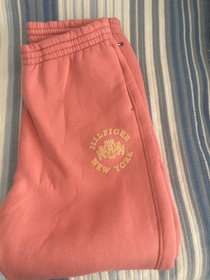 Tommy Hilfiger Pembe Rahat Kesim Eşofman Altı - Görsel 2