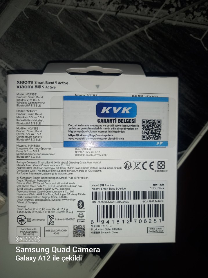 Xiaomi Smart Band 9 Active Gri Akıllı Bileklik - Görsel 2