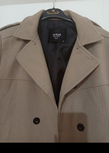 Bej Kadın Süet Midi Kaban - Görsel 5