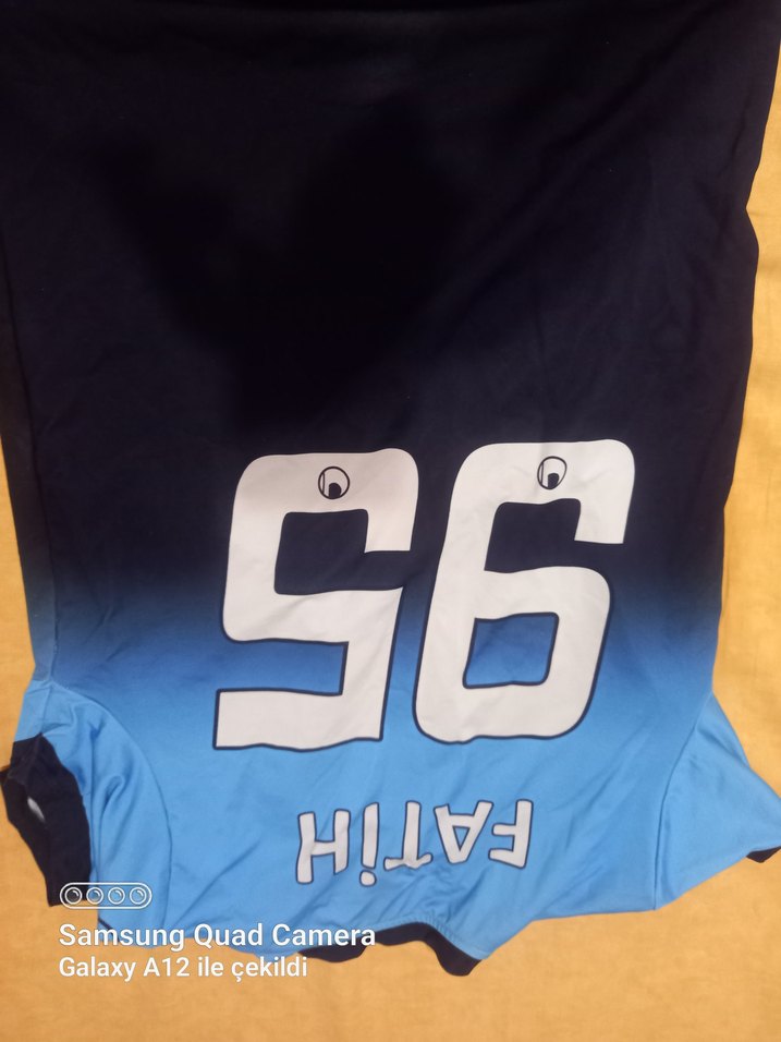 Erkek Mavi Baskılı Kısa Kollu Tişört - Görsel 2