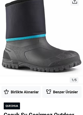 Çocuk bot decathlon 