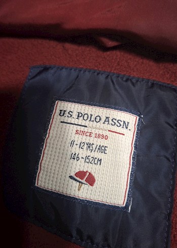 Bordo Kapüşonlu Fermuarlı  Mont - Görsel 2