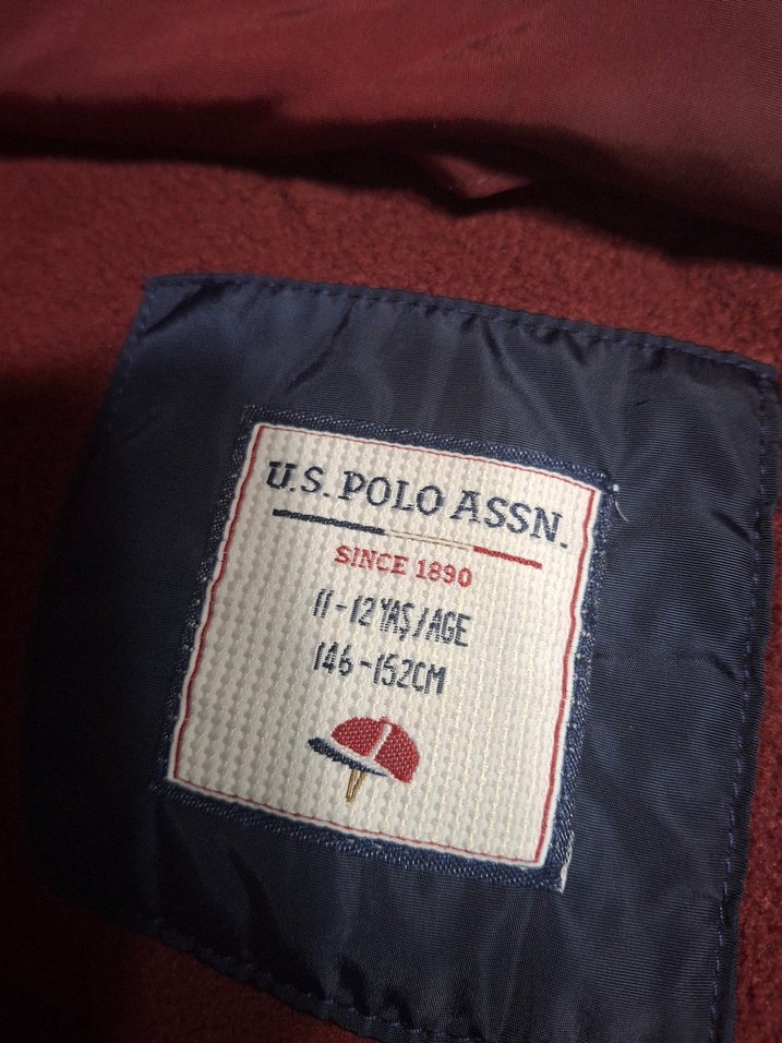 Bordo Kapüşonlu Fermuarlı  Mont - Görsel 2