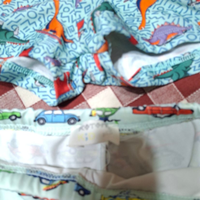 Erkek Çocuk Renkli Desenli Mayo Şortları - Görsel 5