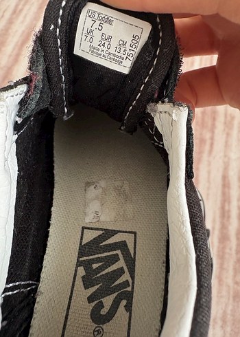 Siyah Gri Erkek Çocuk Spor Ayakkabı Velcro - Görsel 4