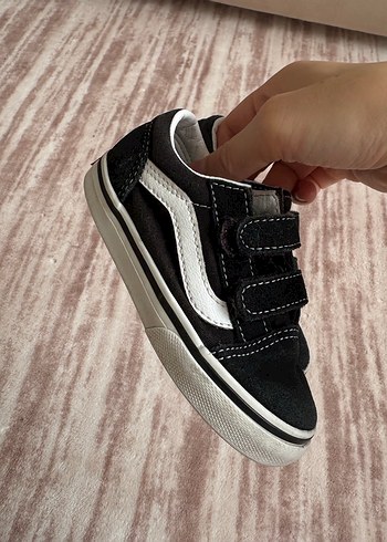 Siyah Gri Erkek Çocuk Spor Ayakkabı Velcro - Görsel 2