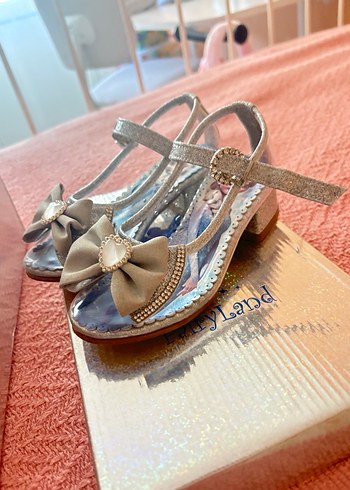 Elsa babet gri topuklu - Görsel 6