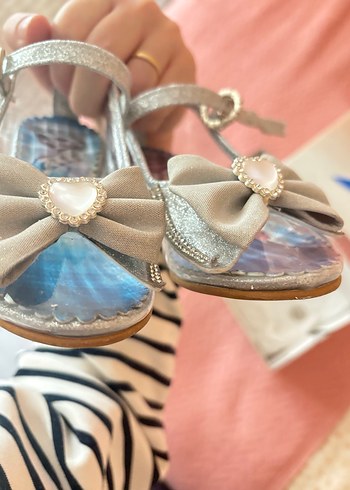 Elsa babet gri topuklu - Görsel 4