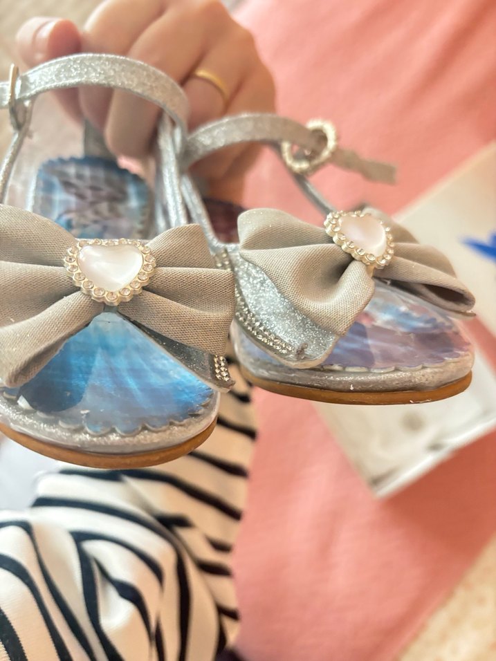 Elsa babet gri topuklu - Görsel 4