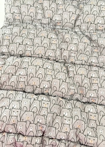 Kız Çocuk Gri Kapüşonlu Kürklü Yelek - Görsel 6