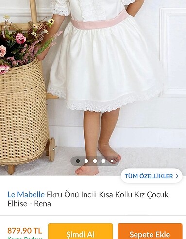 LC Waikiki Çocuk Beyaz Abiye