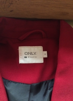 Only ONLY KIRMIZI BLAZER CEKET :)