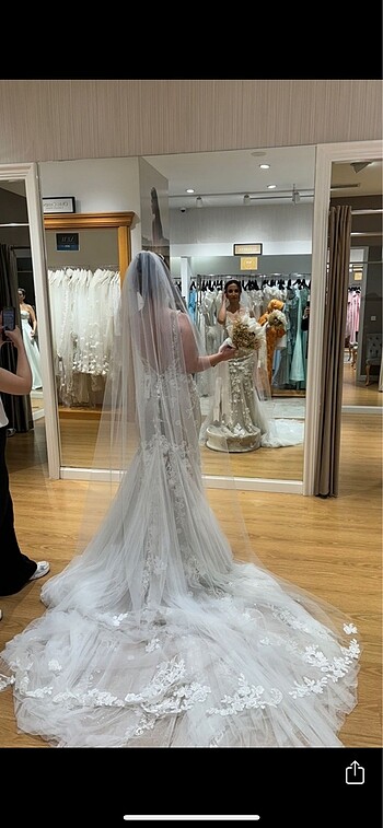 xs Beden Oleg cassini gelinlik
