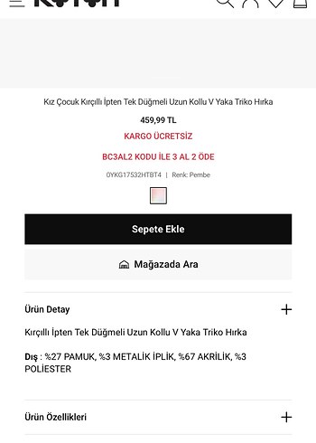 9 Yaş Beden pembe Renk Yeni etiketli Çocuk Hırka
