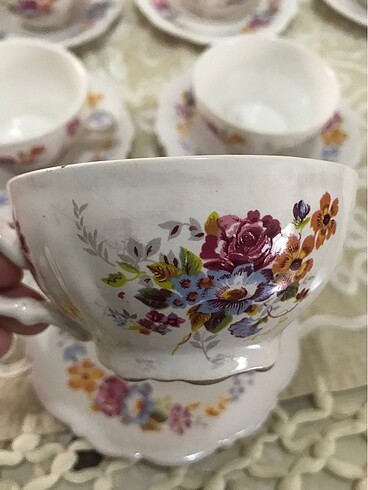 American Vintage 70 li yıllardan çay takımı