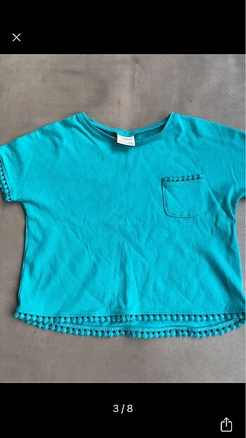 5 Yaş Beden çeşitli Renk Zara iki tshirt