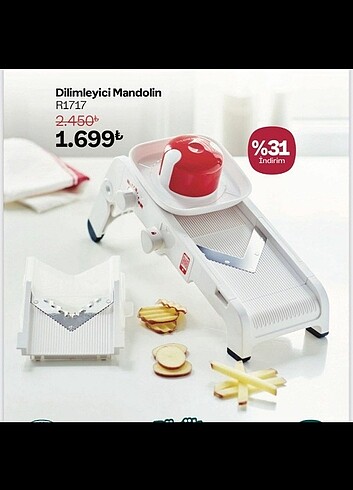 Tupperware dilimleyici sifir