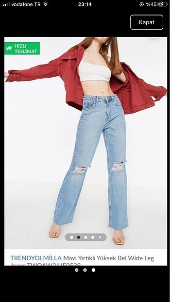 Trendyolmilla wide Leg jean