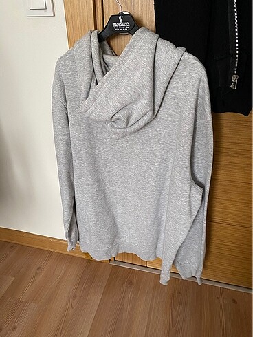 xl Beden gri Renk H&M gri sweatshirt hoodie