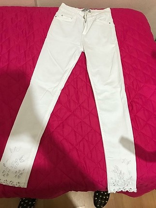 beyaz pantalon