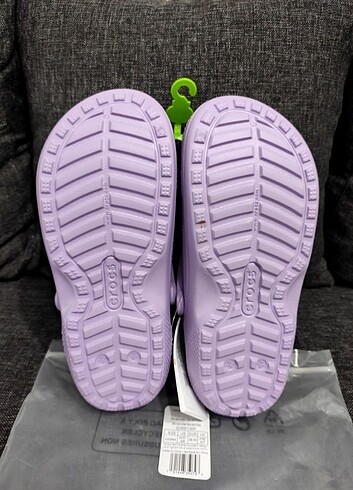 40 Beden CROCS Classic Lined Clog Lila Tüylü Terlik