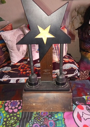 Ahşap Yıldız Figürin - Görsel 3