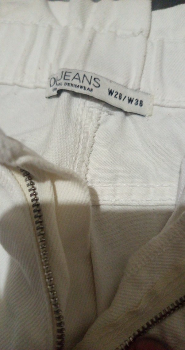 Beyaz Erkek Pamuk Pantolon - Görsel 2