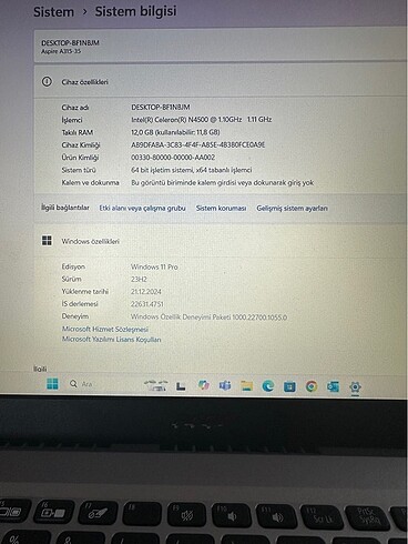 3 aylık Laptop - Görsel 4