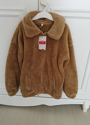 10 Yaş Beden camel Renk Defacto peluş ceket