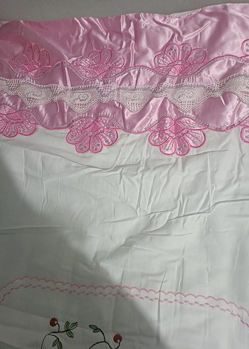 pike seti Nakışlı Pamuklu Pembe Çocuk Uyku Örtüsü - Görsel 10