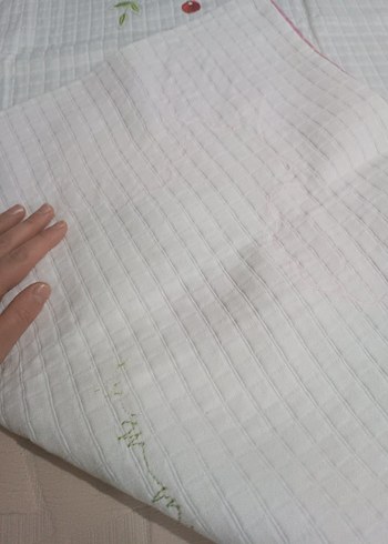 pike seti Nakışlı Pamuklu Pembe Çocuk Uyku Örtüsü - Görsel 4