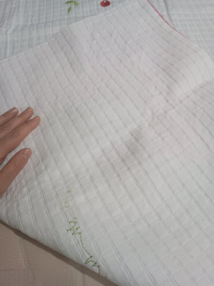 pike seti Nakışlı Pamuklu Pembe Çocuk Uyku Örtüsü - Görsel 4