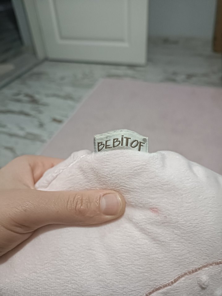 Pembe Nakışlı Bebek Uyku Seti - Görsel 3