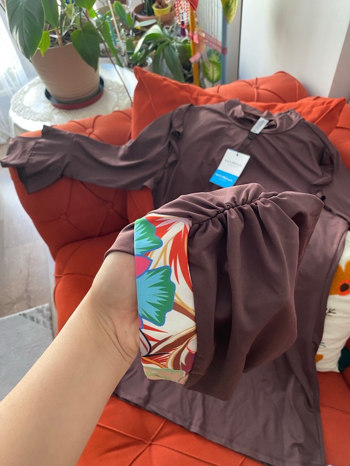 4lü tesettür marina marka haşema takımı - Görsel 5