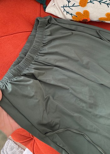 Flamingo desenli likralı tesettür haşema takımı 4lü - Görsel 3