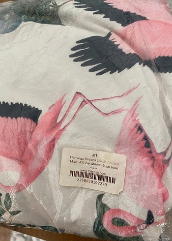 Flamingo desenli likralı tesettür haşema takımı 4lü - Görsel 14