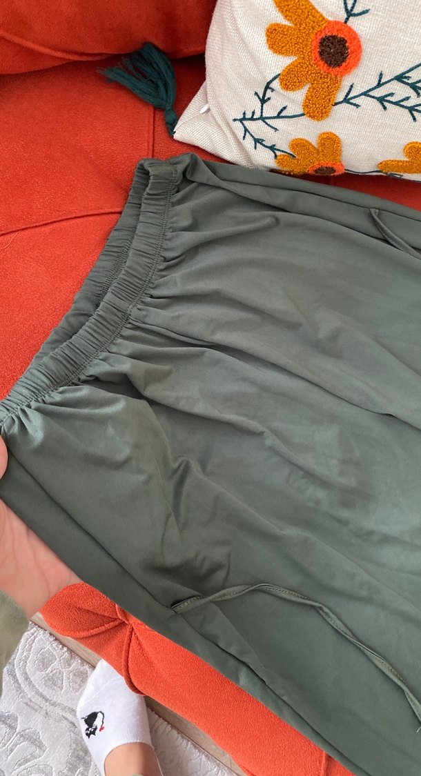 Flamingo desenli likralı tesettür  haşema takımı 4lü - Görsel 3