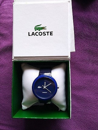 lacoste lacivert saat