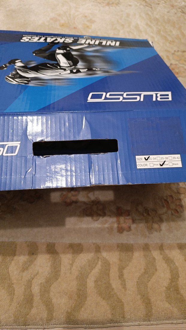 Busso Raider ayarlanabilir 31-34 numara Mavi alüminyum paten - Görsel 3