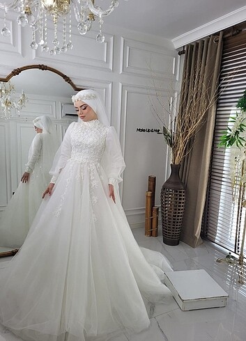 Tesettür Gelinlik - Görsel 7